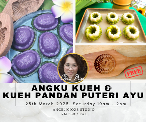 Peanut Ang Ku Kueh &. Kuih Pandan Puteri Ayu Workshop