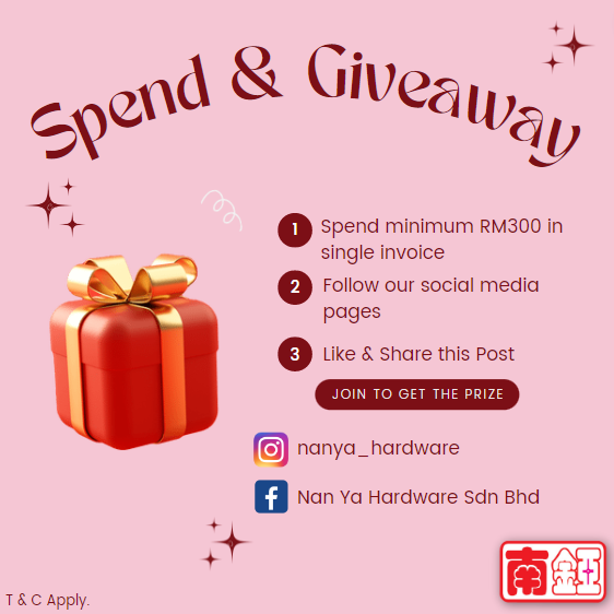 SPEND & GIVEAWAY