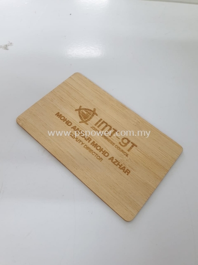 Laser Engraving Service for Name card