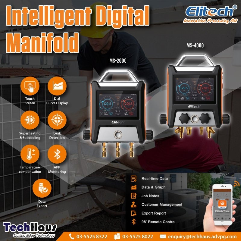 Elitech Intelligent Digital Manifold