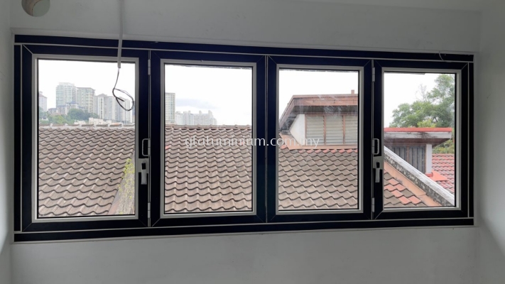 Heavy duty ( Multipoint) Folding windows @lorong Setiapuspa 4,Medan Damansara, Kuala Lumpur 