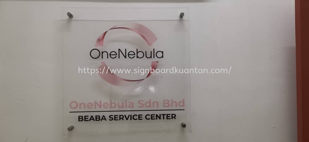 ONE ACRYLIC POSTER FRAME SIGNAGE AT TANJUNG LUMPUR