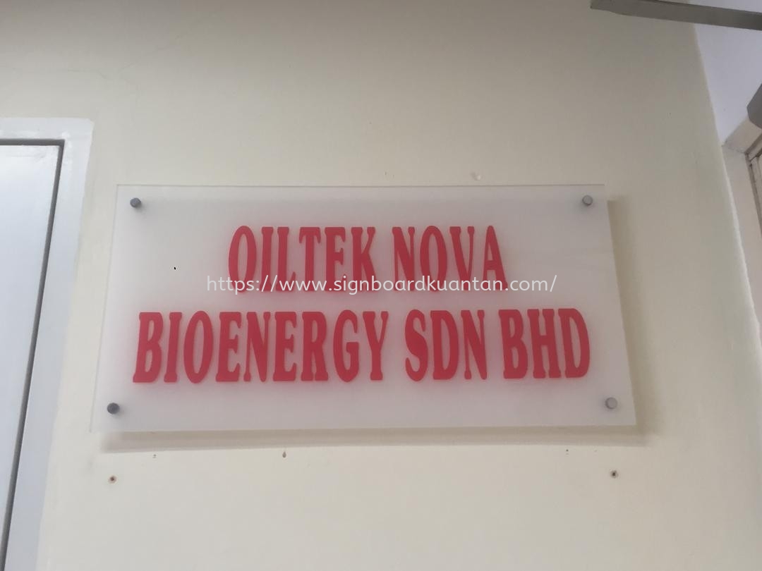 OILTEK NOVA  ACRYLIC POSTER FRAME AT DUNGUN TERENGGANU 