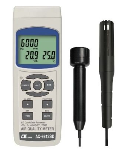 LUTRON AQ-9812SD AIR QUALITY METER