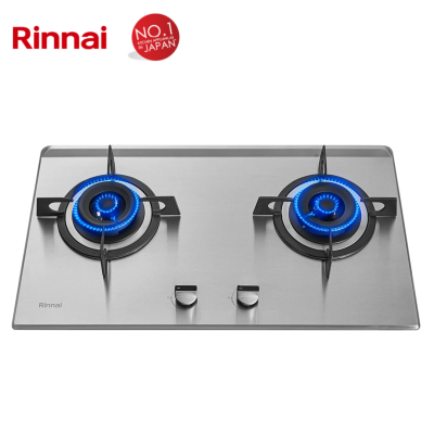 Rinnai 73cm Stainless Steel 2 Burner Gas Hob RB-27HS