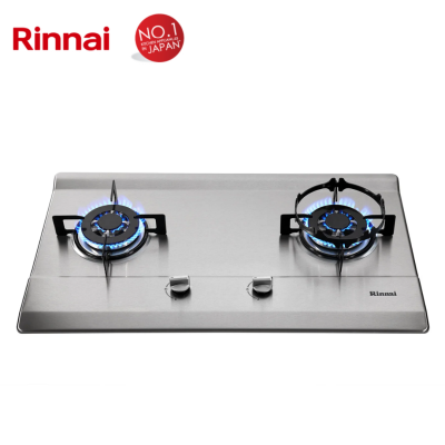 Rinnai 77cm Stainless Steel 2 Burner Gas Hob RB-712N-S