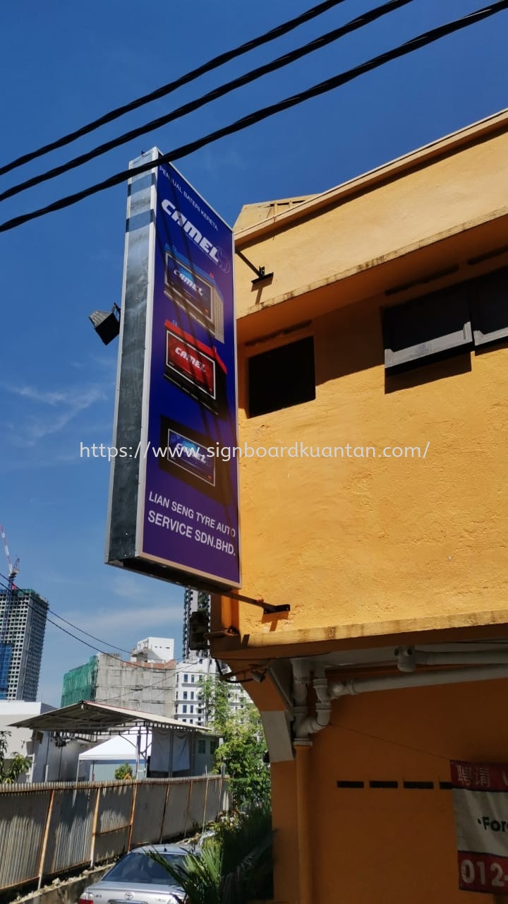 COMEL POWER DOUBLE SIDE LIGHTBOX SIGNAGE SIGNBOARD AT JALAN WONG AH JANG KUANTAN PAHANG 