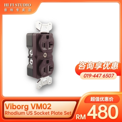 Viborg VM02 Rhodium US Socket Plate Set