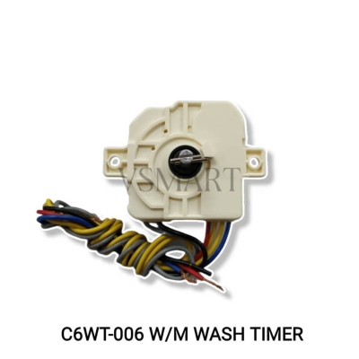 WASHING MACHINE WASH TIMER 6 WIRE 180DEGREE FOR SEMI-AUTO WASHING MACHINE