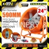 TAKAFUJI TKF-240 / TKF240 24" Ventilation Fan / Movable Ventilator / Kipas Pengudaraan 2200W 1450RPM Exhaust Fan Fan