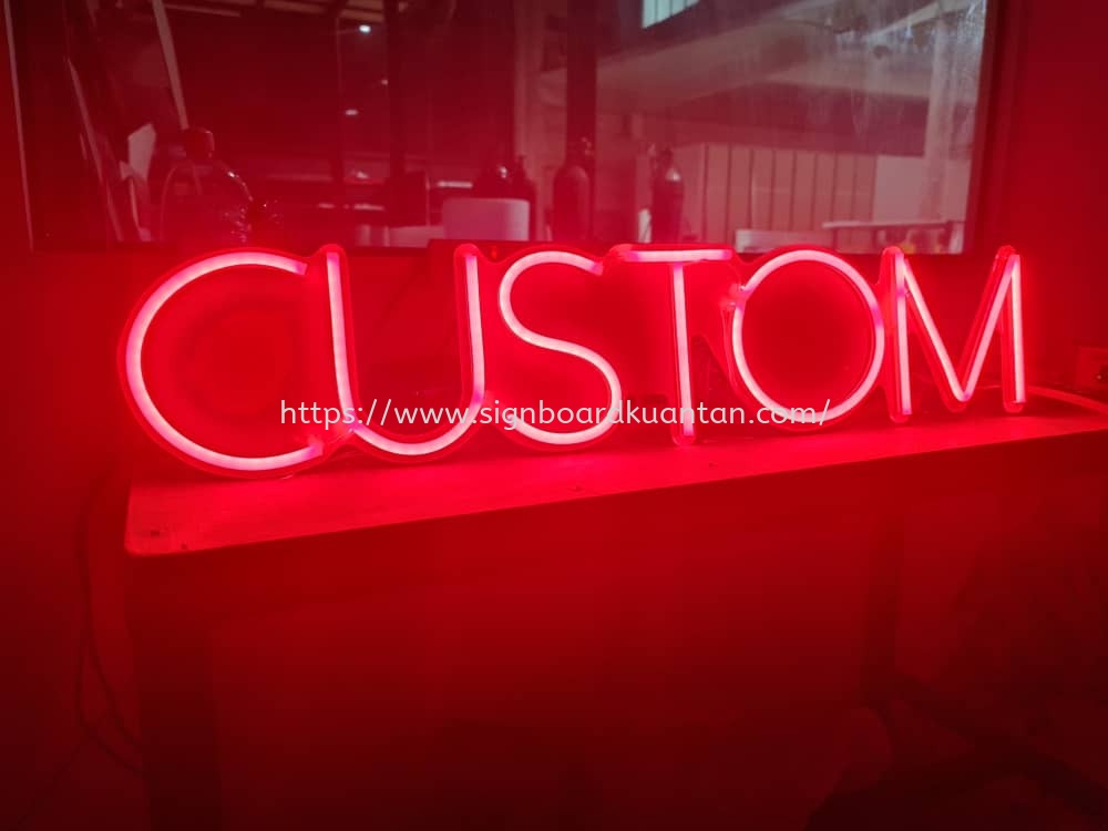 CUSTOM LED NEON SIGNBOARD SIGNAGE AT KG SOI PAHANG MALAYSIA