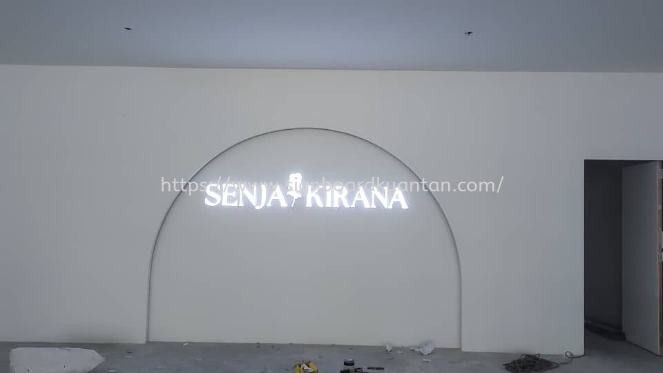 SENJA KIRANA INDOOR 3D LED FRONTLIT SIGNAGE SIGNNBOARD AT KG SOI KUANTAN PAHANG MALAYSIA