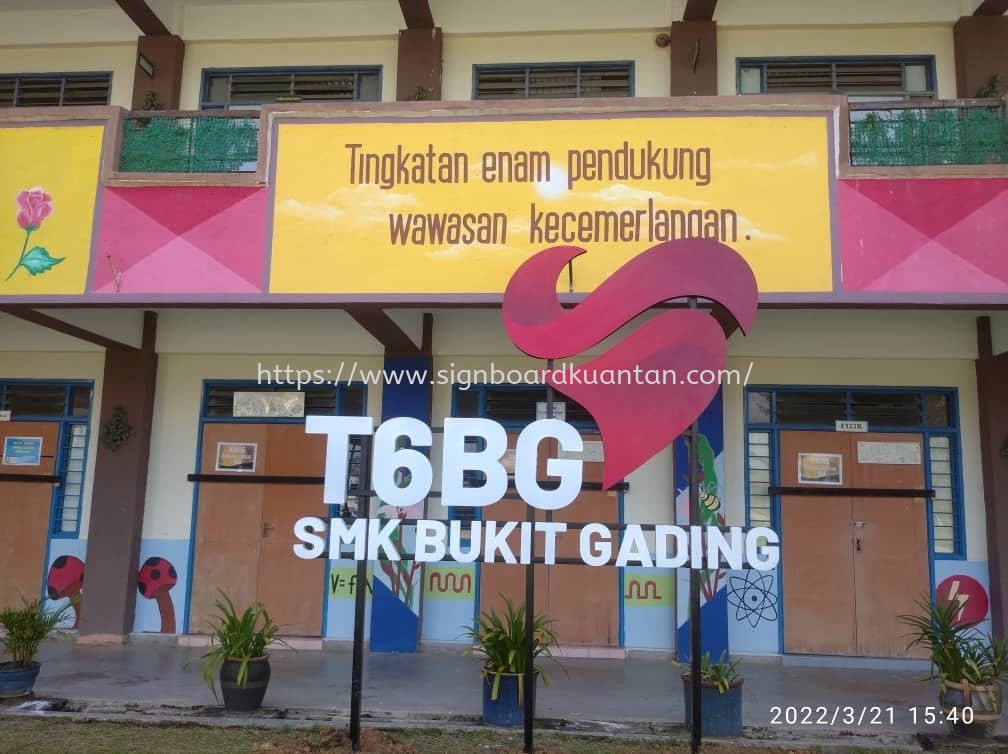 T6BG SMALL STAND SIGNAGE SIGNBOARD AT BUKIT GADING MALAYSIA