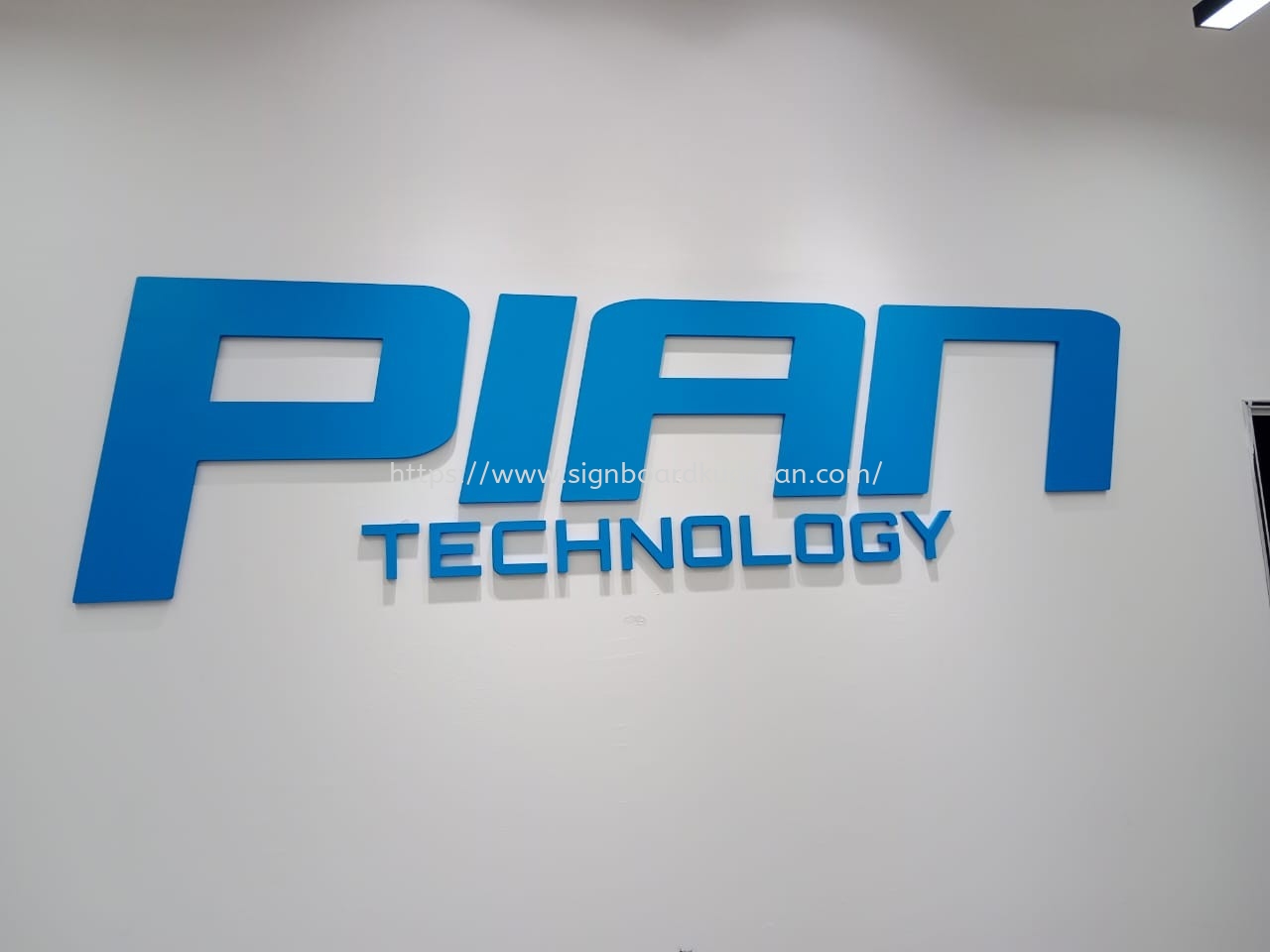 PIAN TECHNOLOGY INDOOR PVC FOAM BOARD 3D LETTERING AT JENGKA TEMERLOH PAHANG MALAYSIA