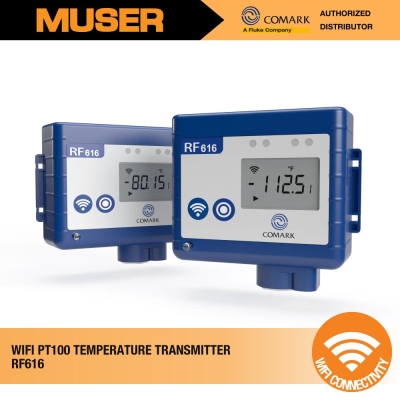 RF616 WiFi PT100 Thermocouple Transmitter | Comark by Muser