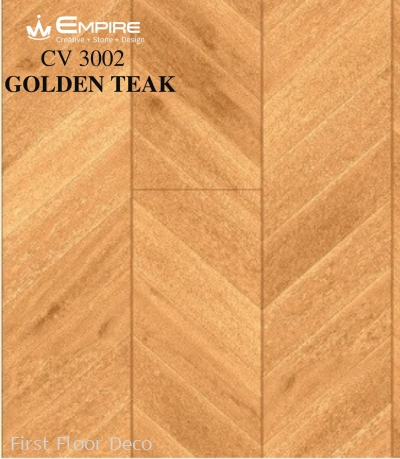 CV3002 - GOLDEN TEAK - SPC CHEVRON SERIES 4MM