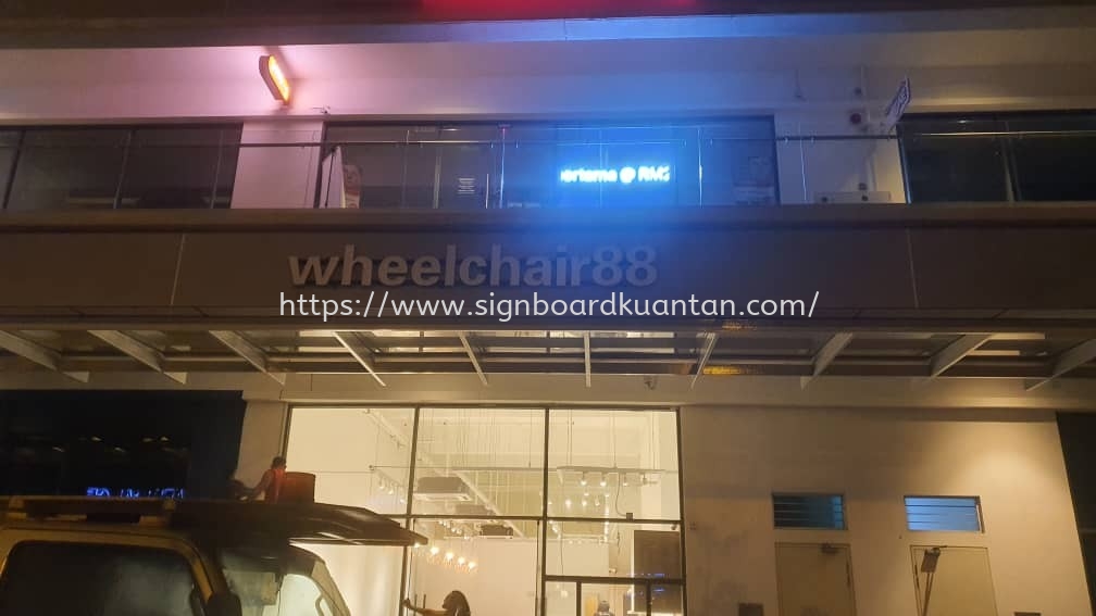 WHEELCHAIR88 3D LED BOXUP FRONTLIT LETTERING AT KUANTAN TAMAN GOLDEN CITY 