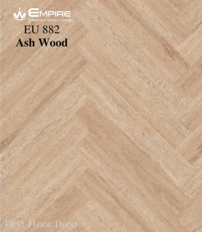 EU882 - ASH WOOD - SPC HERRINGBONE SERIES 4MM