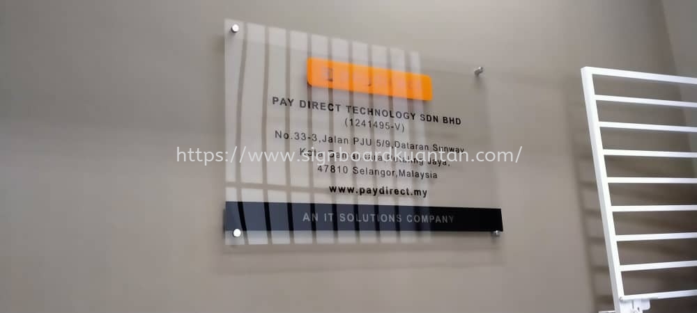 PAY DIRECT TECHNOLOGY ACRYLIC  POSTER FRAME AT KUANTAN 