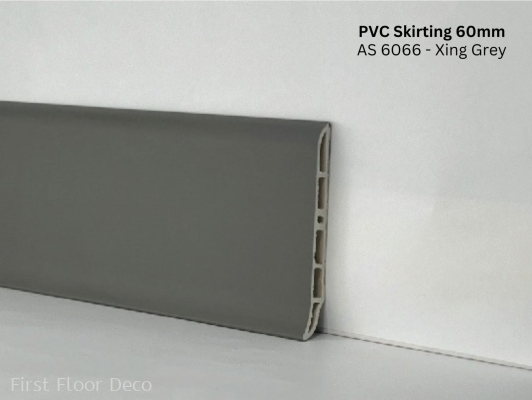 PVC Skirting 60MM (AS-6066  Xing Grey)