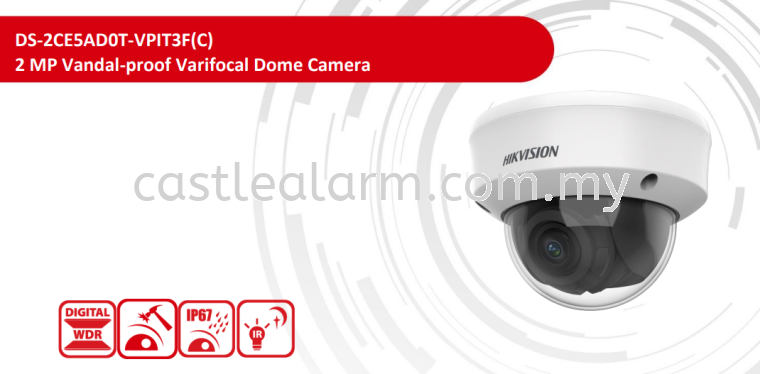 2MP Dome HIK Vision Analogue HD CCTV System