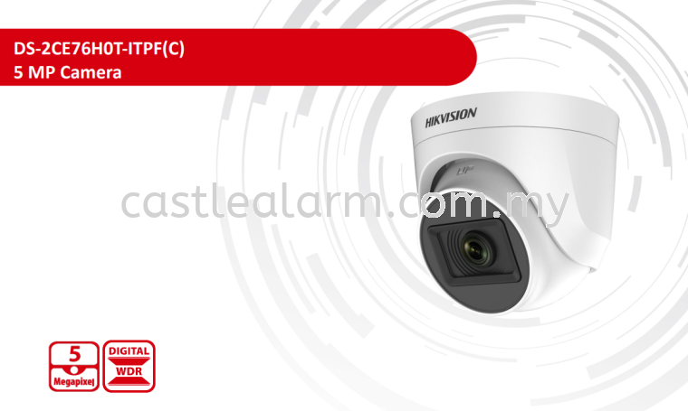 5MP Camera HIK Vision Analogue HD CCTV System