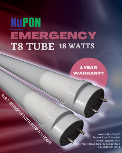 Emergency LED T8 Tube