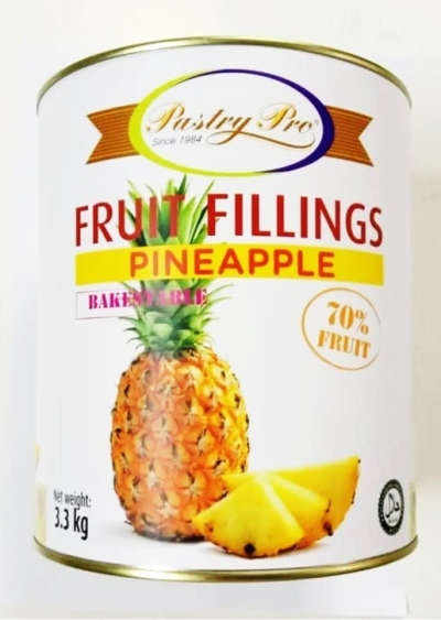 Pastry Pro, Fruit Filling 70 % - Pineapple, 3.3KG