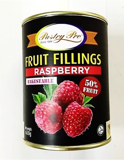 PastryPro Fruit Fillings Raspberry - 50% Fruit (620g) - INDENT