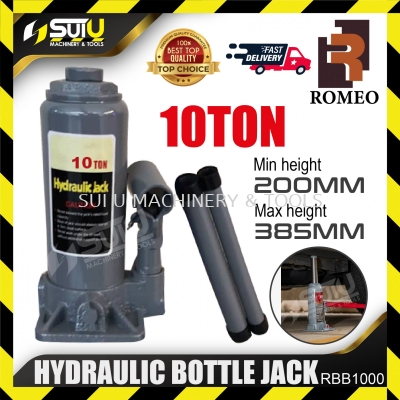 ROMEO RBB1000 10Ton / 10 Ton Hydraulic Bottle Jack