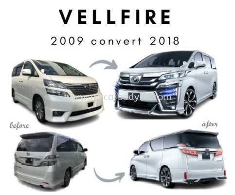 TOYOTA VELLFIRE 2008-2014 CONVERT 2018 AERO BODY 