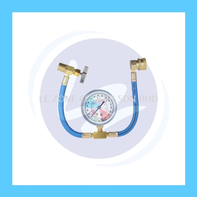 Car Vehicle Aircond R134a Recharge Hose Gas Gauge