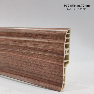 PVC Skirting 70MM (S7017  Acacia)