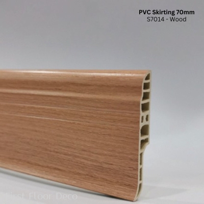 PVC Skirting 70MM (S7014  Wood)