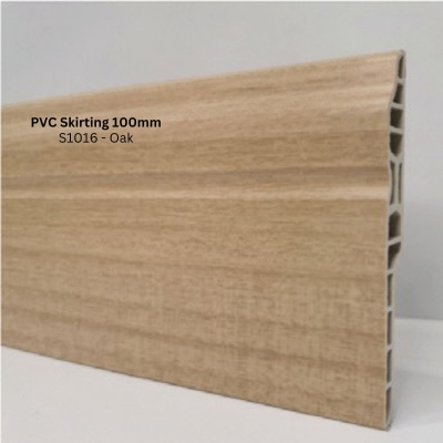 PVC Skirting 100MM (S1016  Oak)