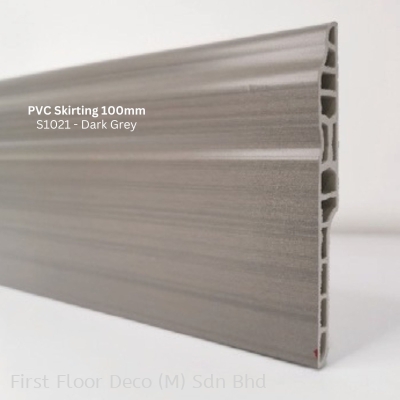 PVC Skirting 100MM (S1021  Dark Grey)