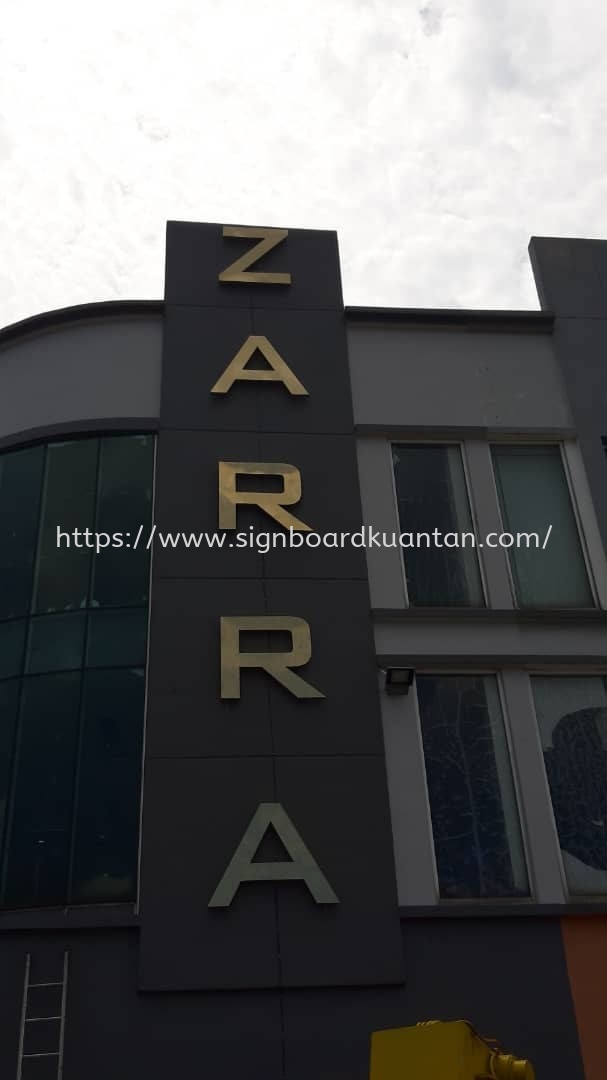 ZARRA PERABOT STAINLESS STEEL 3D BOX UP SIGNAGE AT KUANTAN Bandar Indera Mahkota