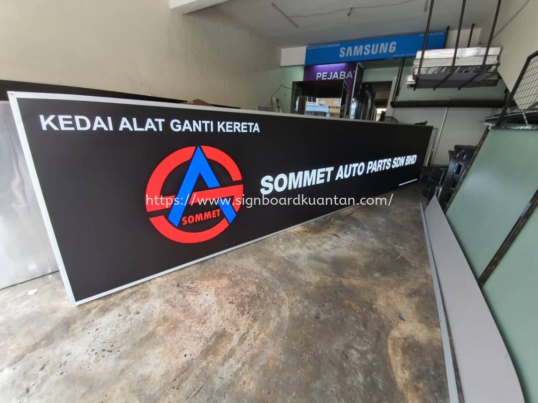 SOMMET AUTO PARTS KEDAI ALAT GANTI KERETA LIGHTBOX SIGNAGE AT KUANTAN Bandar Indera Mahkota