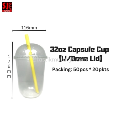 HORNBOY 32OZ CAPSULE CUP (W/DOME LID)