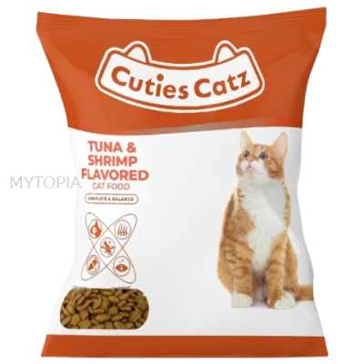 CUTIES CATZ TUNA & SHRIMP 400G