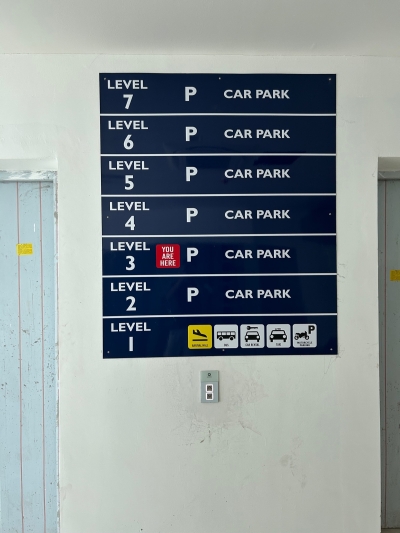 carpark signage