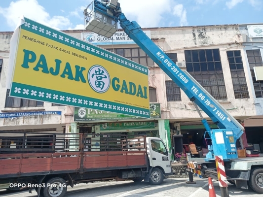 3D lettering die cut signboard @ Nilai