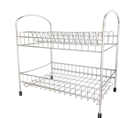 Stainless Steel Two Tier Dish Rack 