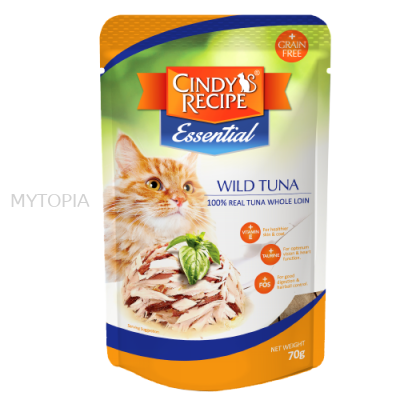 CINDYS ESSENTIAL POUCH WILD TUNA 70G