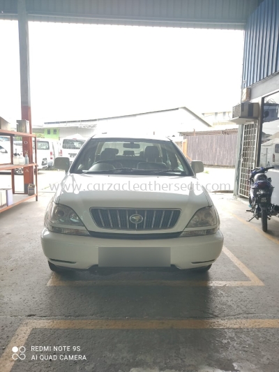 TOYOTA HARRIER STEERING WHEEL REPLACE LEATHER 