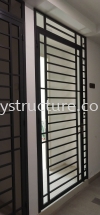 To fabrication,supply and install powder coated door grille - Cheras Pintu Grill