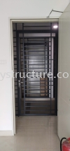 To fabrication,supply and install powder coated door grille - Cheras Pintu Grill