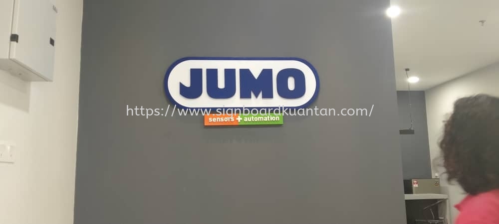 JUMO SENSORS&AUTOMATION INDOOR PVC FOAM BOARD 3D LETTERING AT KUANTAN Jalan Putra Square 