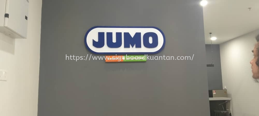 JUMO SENSORS&AUTOMATION INDOOR PVC FOAM BOARD 3D LETTERING AT KUANTAN Jalan Putra Square 