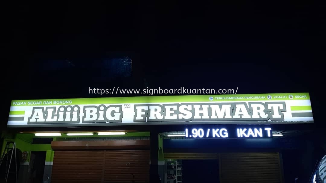 ALIII BIG FRESHMART LIGHTBOX AT KUANTAN AIR PUTIH MALAYSIA 